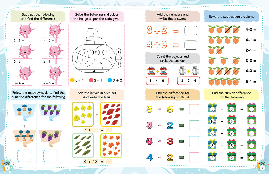 Math Activity Book - 200+ Addition and Subtraction