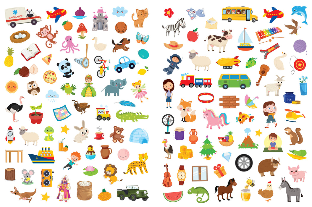 Sticker Book for Kids - 1000+