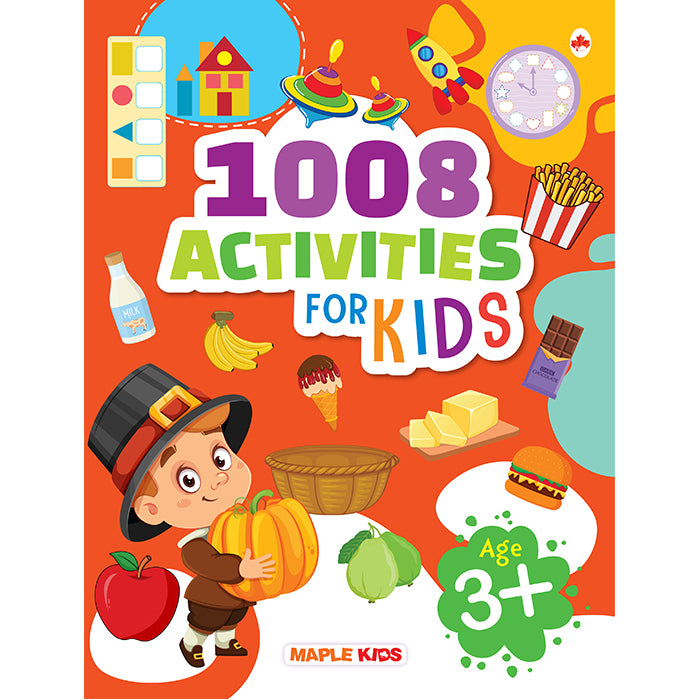 Brain Activity Book for Kids - 1008  activities for Age 3+