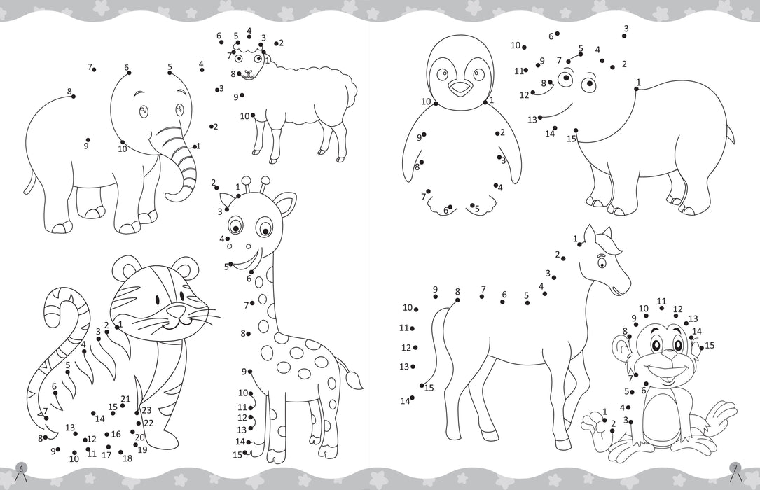 Dot-to-Dot Book - Activity Book for Kids