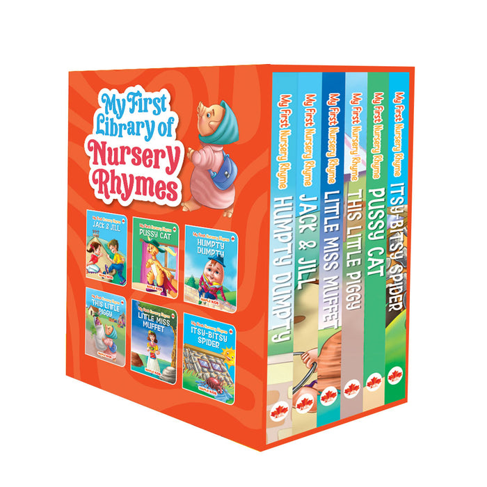 Rhymes Library My First Illustrated Library Nursery Rhymes (Set of 6 Books) - Board B ...