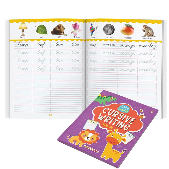 Cursive Writing Books (Set of 2 Books) - Words and Sentence — Maple Press