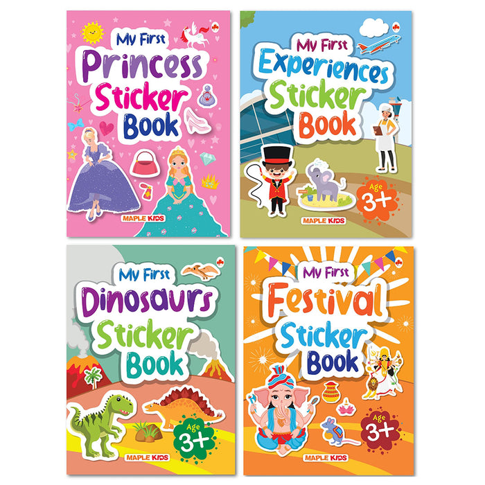 Pini Sticker Books My First Sticker Books (Set of 4 Books) — Maple Press