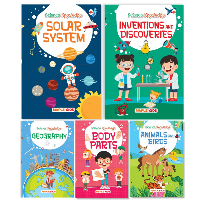 Science Books for Kids - Knowledge Books (Set of 5 Books) (Illustrated ...