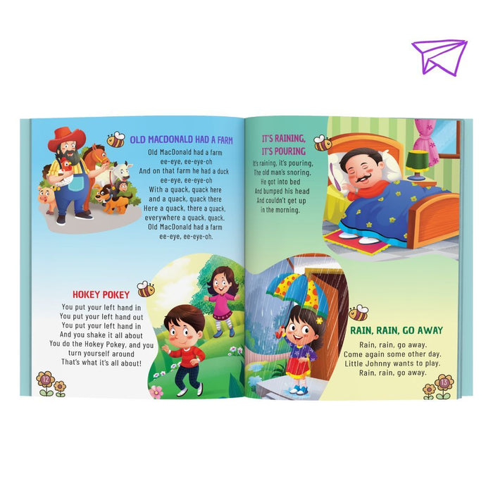 Nursery Rhymes for Kids (Illustrated) (Set of 2 Books)