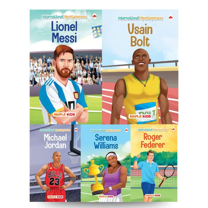 Story Books for Kids -International Sportsperson(Set of 5 Books)