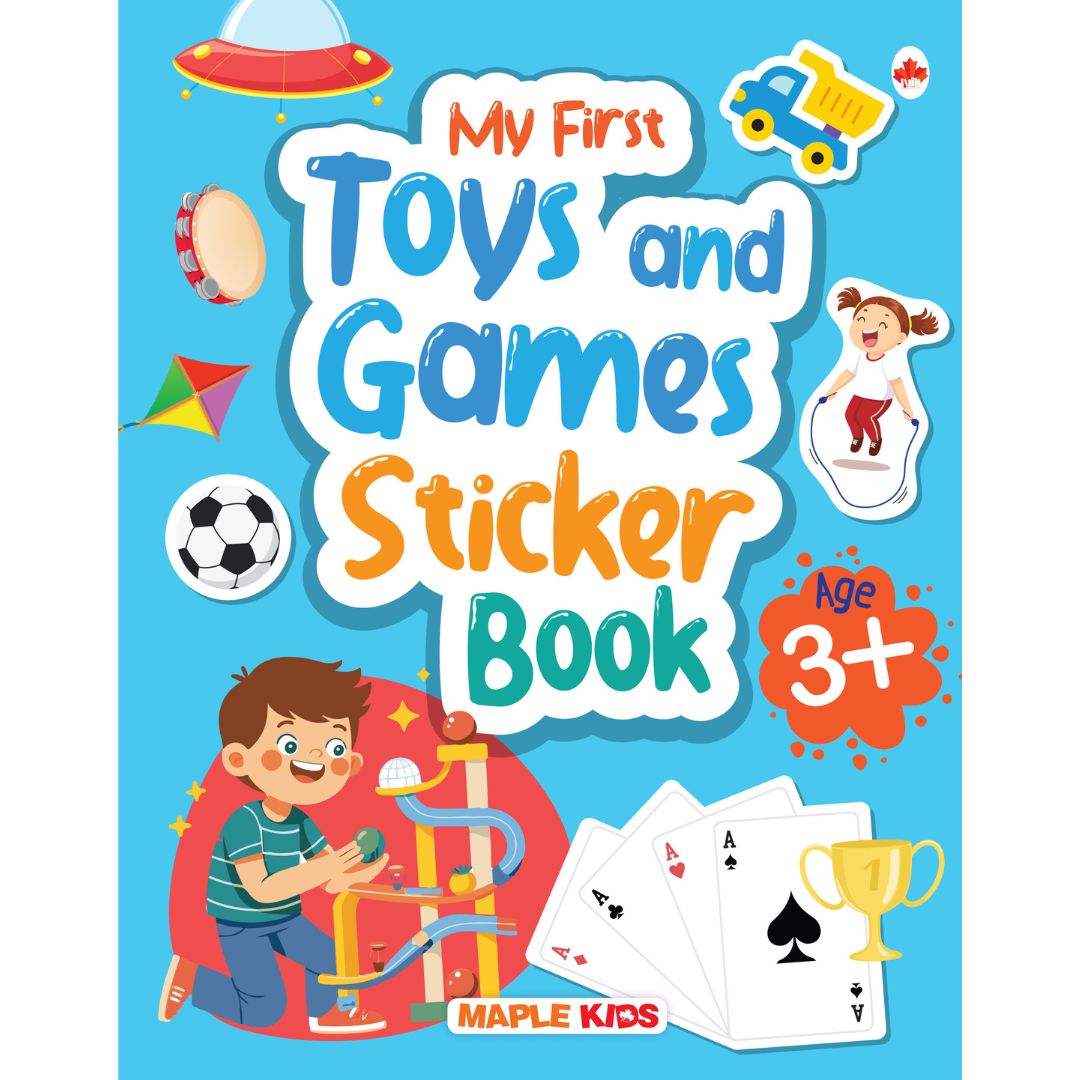 My First Sticker Book - Toys and Games — Maple Press