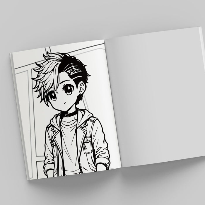Manga Colouring Book
