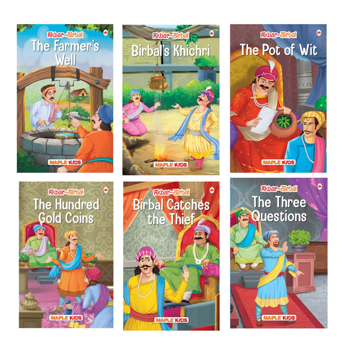 Akbar and Birbal Stories (Set of 6 Books)