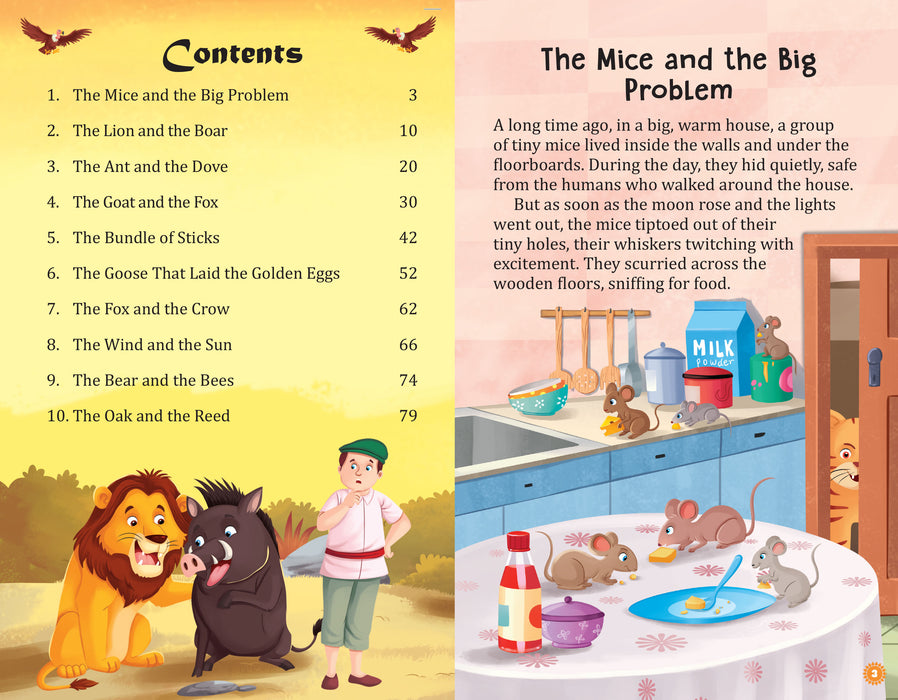 Aesop's Fables for Kids (Illustrated)