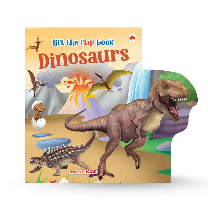 Lift the Flap - Dinosaur World (Illustrated Flap Book for Kids)