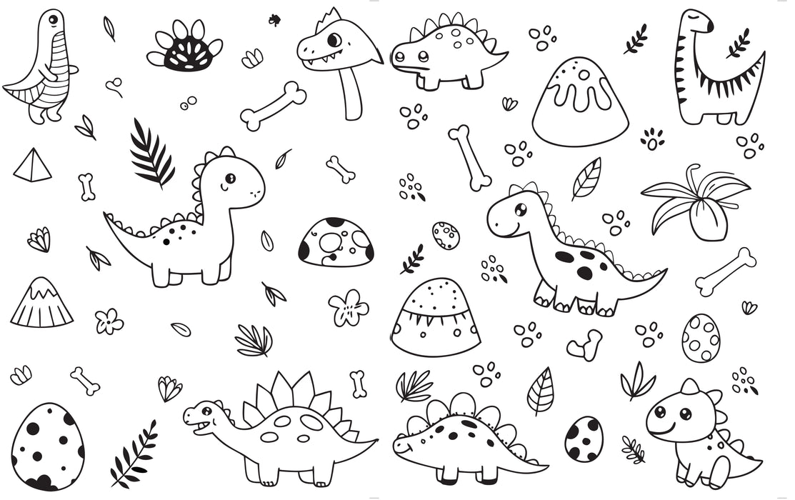 Doodle Dinosaur Colouring Book