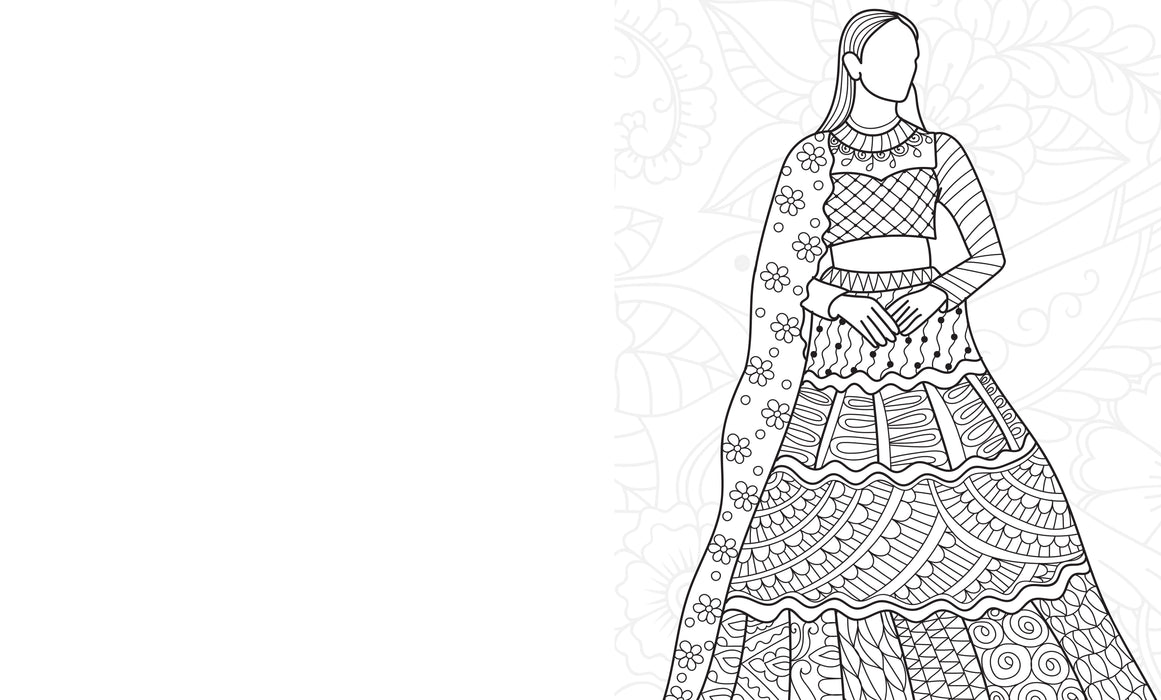Fashion Mandala Colouring Book