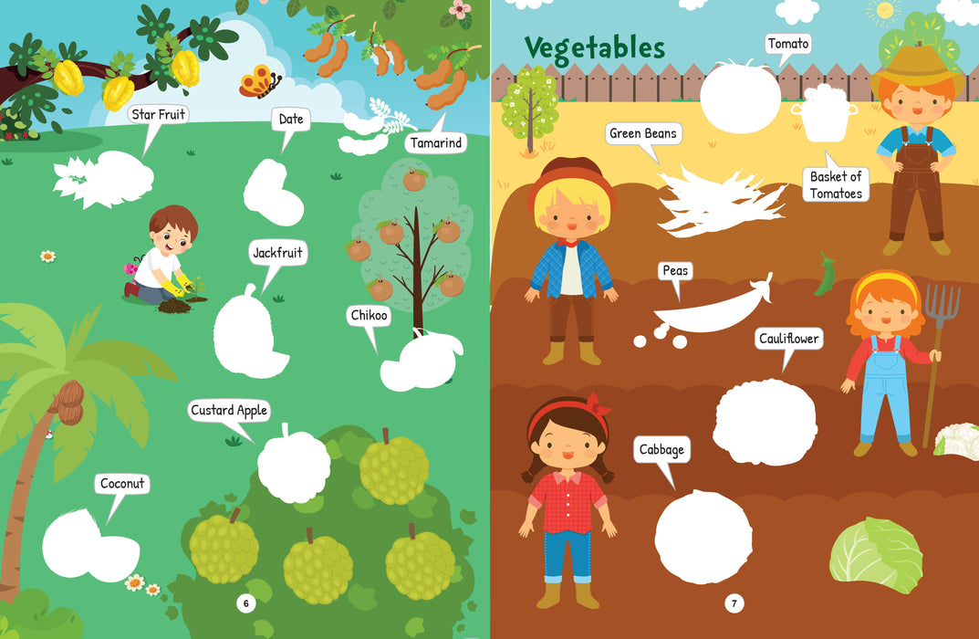 My First Sticker Book - Fruits and Vegetables