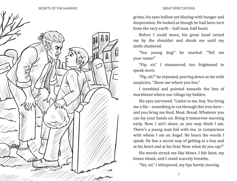 Great Expectations (Abridged Classics) (Illustrated)