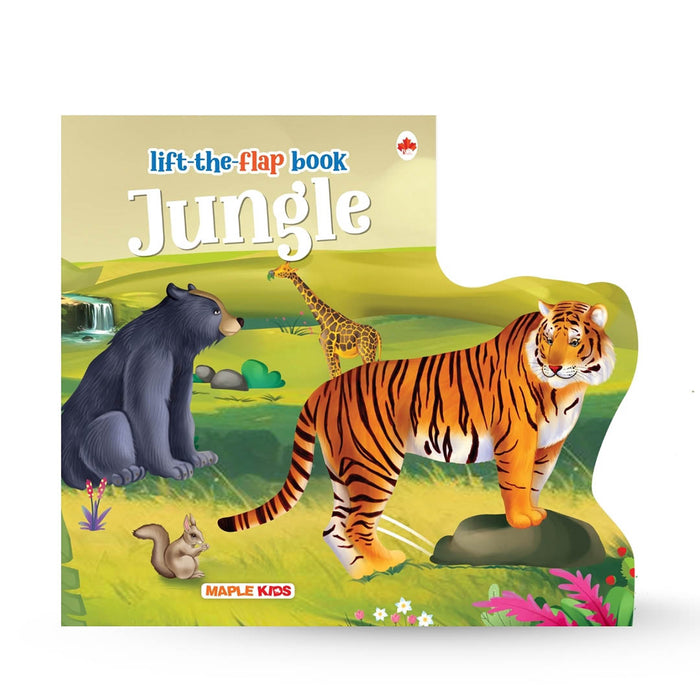 Lift the Flap - Jungle (Illustrated Flap Book for Kids)