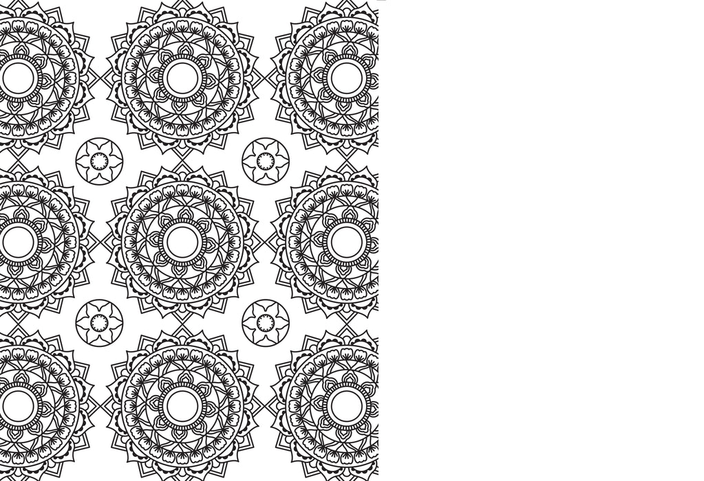Adult Colouring Book - Mandala Colour Therapy