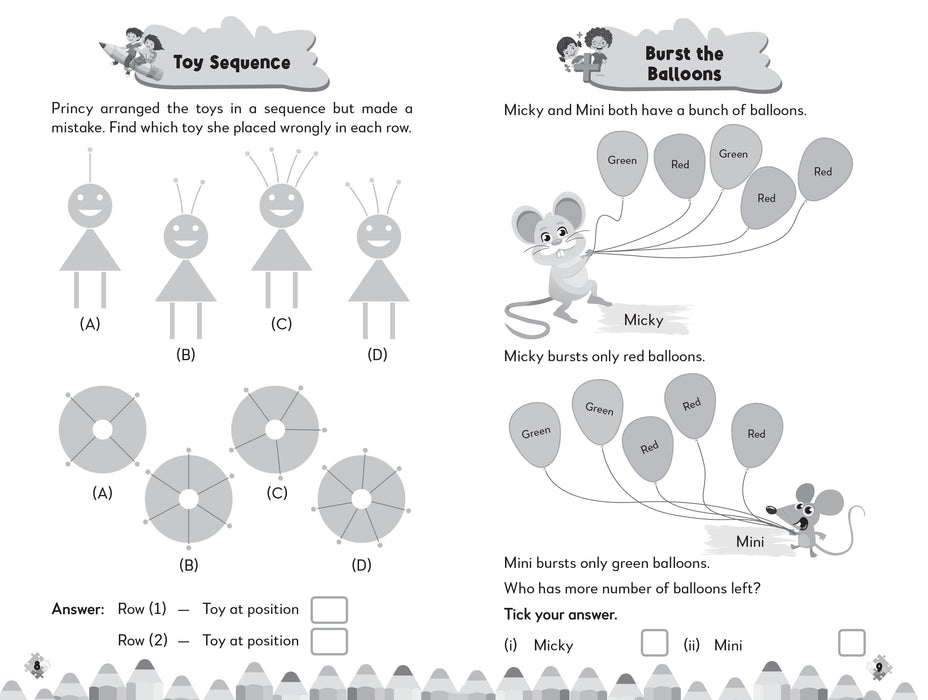 Activity Book for Kids - Maths Puzzles