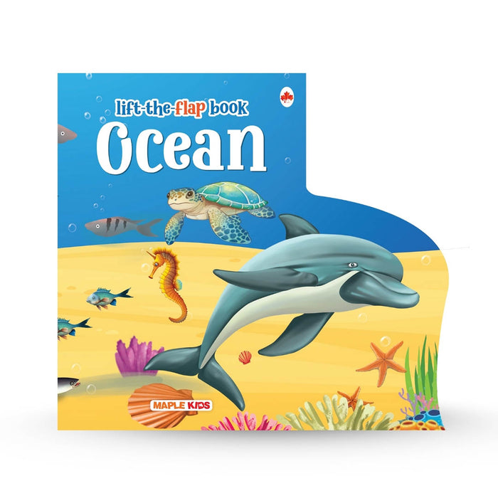 Lift the Flap - Ocean (Illustrated Flap Book for Kids)