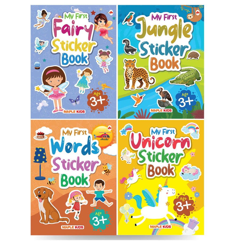 Sticker Books (Set of 4 Books) — Maple Press