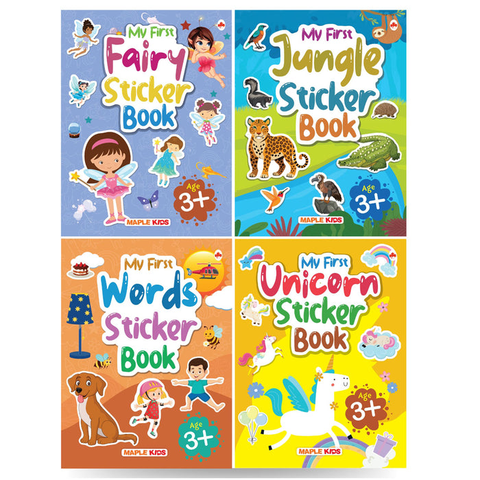 Complement Sticker Book Sticker Books (Set of 4 Books) — Maple Press