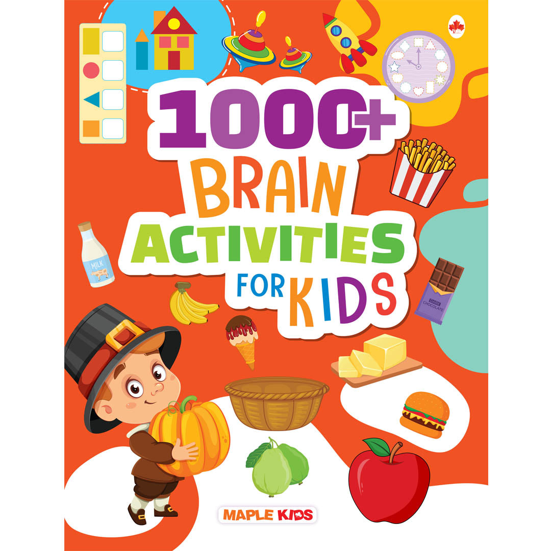 Brain Activity Book for Kids - 1008 activities for Age 3+ — Maple Press