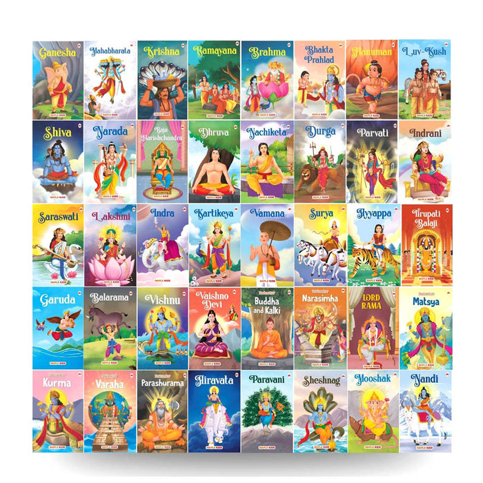 Mythology Story Books (Set of 40 Books)