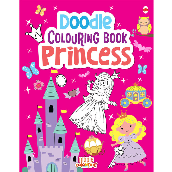 Doodle Princess Colouring Book- Colouring Activity Book