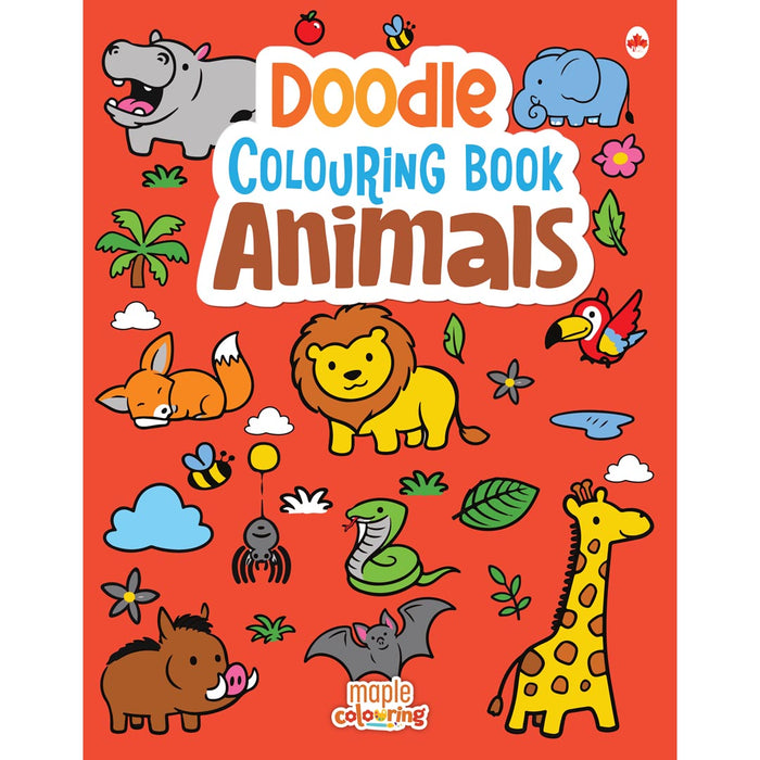 Doodle Animal Colouring Book