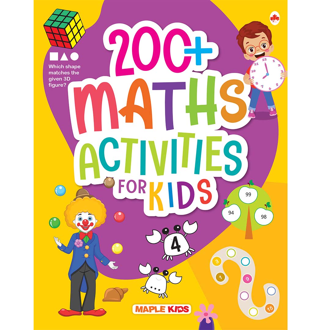 Math Activity Book for Kids - 200+ Activities — Maple Press