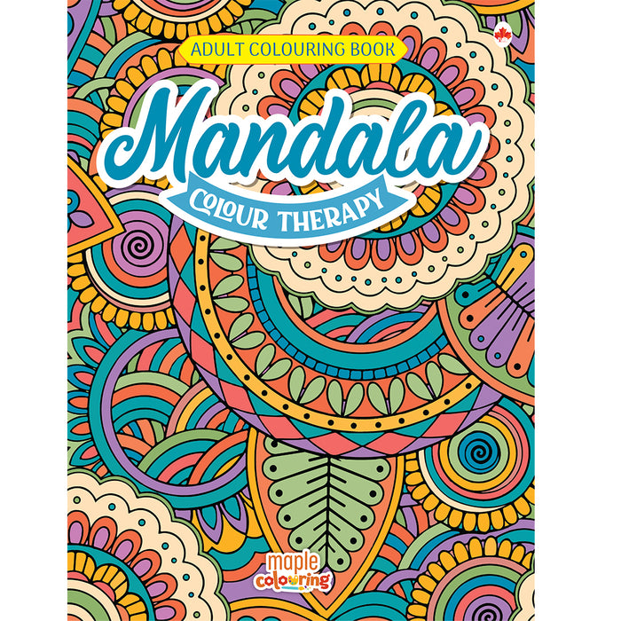 Adult Colouring Book - Mandala Colour Therapy