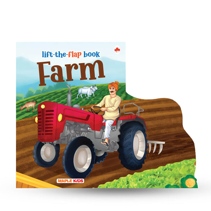 Lift the Flap - Farm (Illustrated Flap Book for Kids)