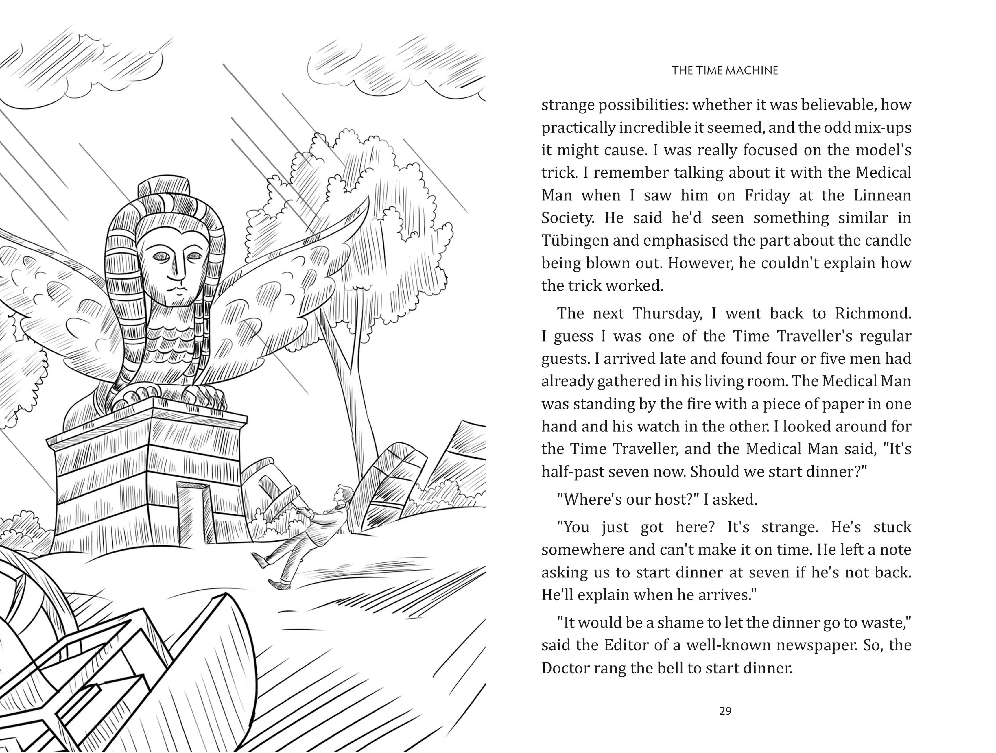 Time Machine (Abridged Classics) (Illustrated) — Maple Press