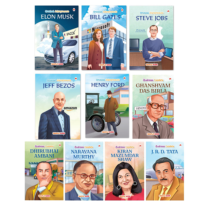 Greatest Entrepreneurs for Kids (Set of 10 Books)