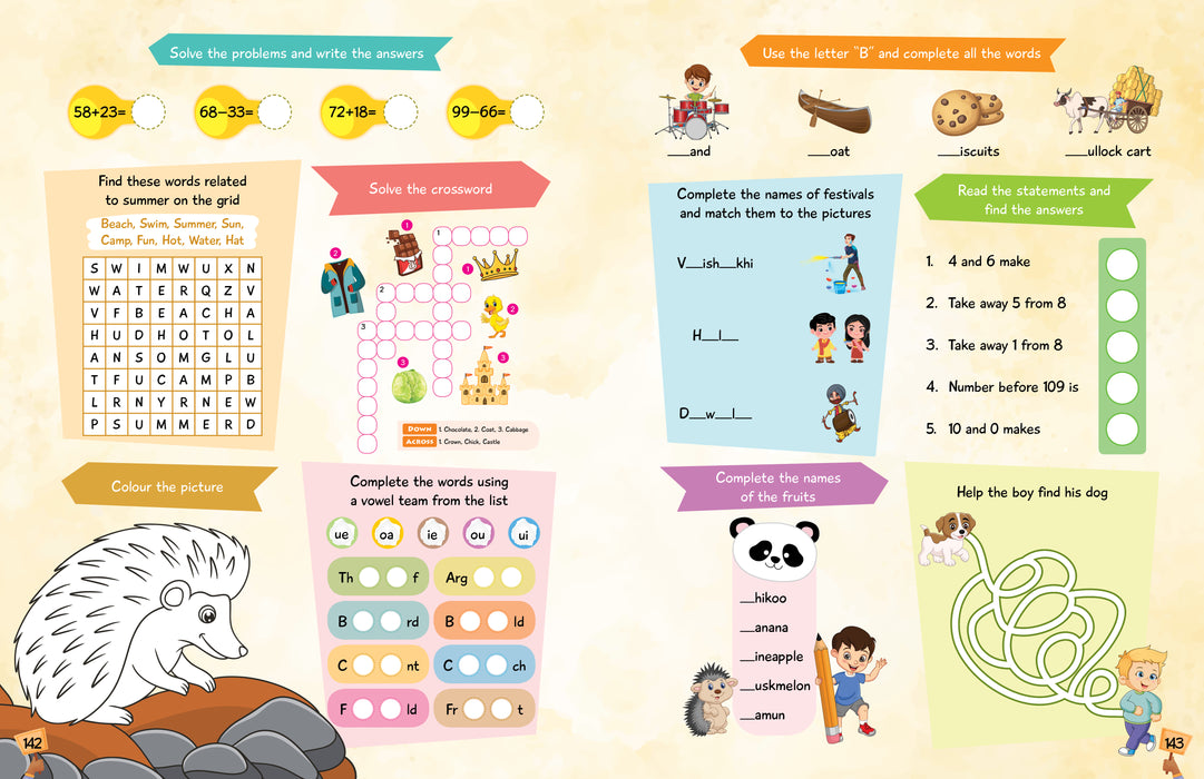 Brain Activity Book for Kids - 1008  activities for Age 3+