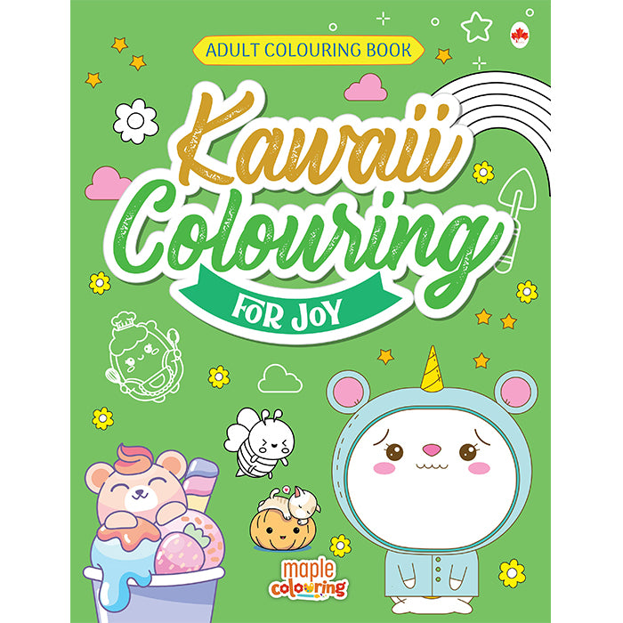 Adult Colouring Book - Kawaii Colouring for Joy