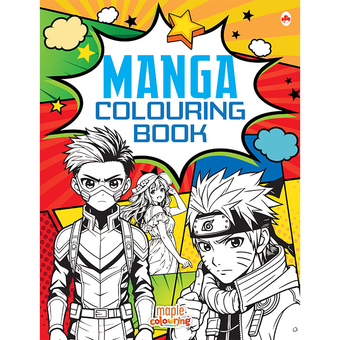 Manga Colouring Book
