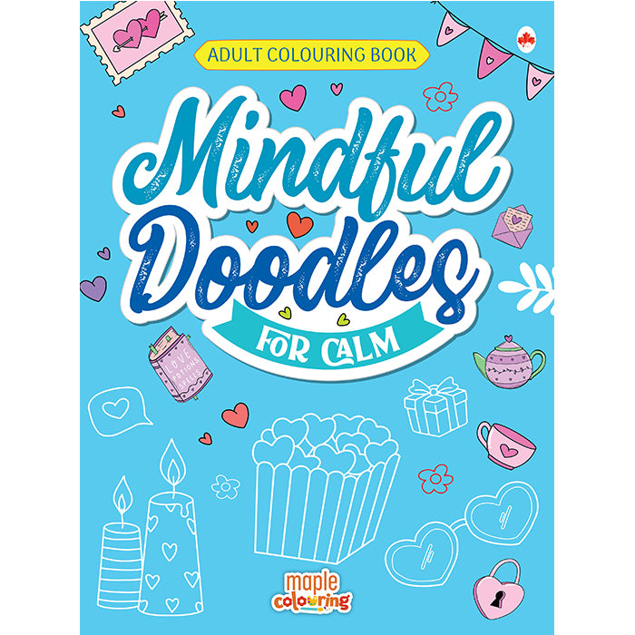 Adult Colouring Book - Mindful Doodles for Calm
