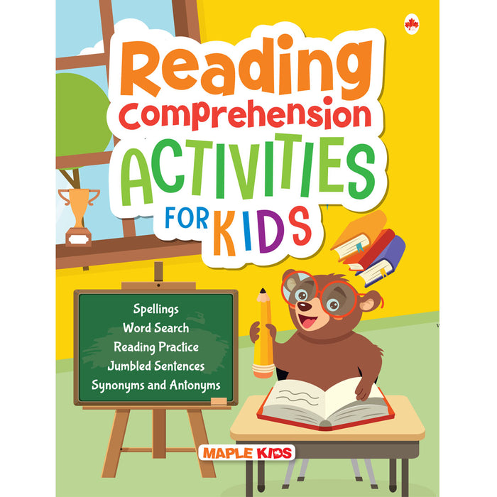 Reading Comprehend Books Reading Comprehension Activity Book for Kids — Maple Press