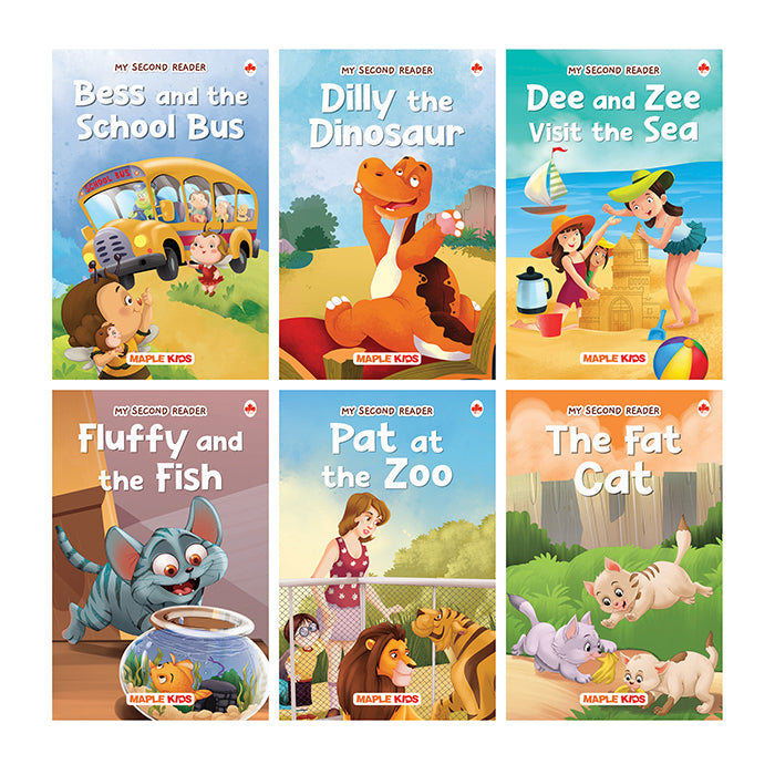 Story Book for Kids - Second Reader (Illustrated) (Set of 6 Books)