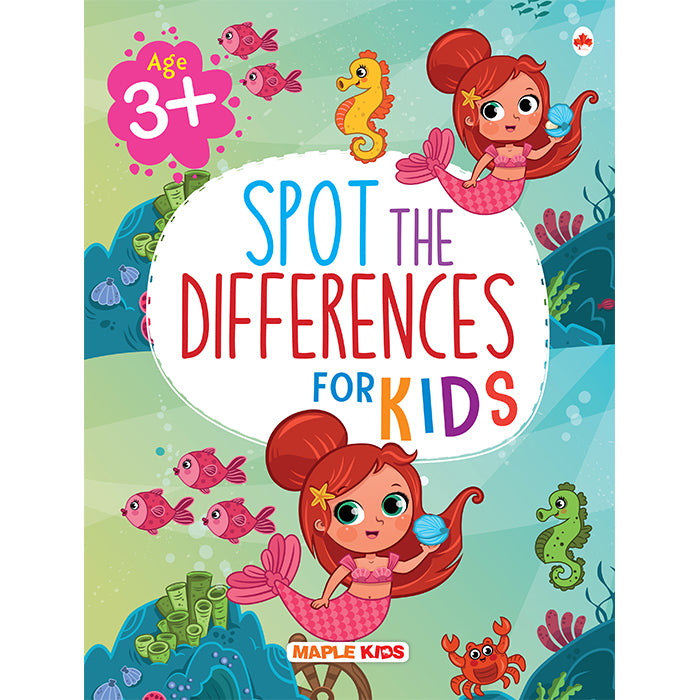 Brain Activity Book for Kids - Spot the Differences for Age 3+