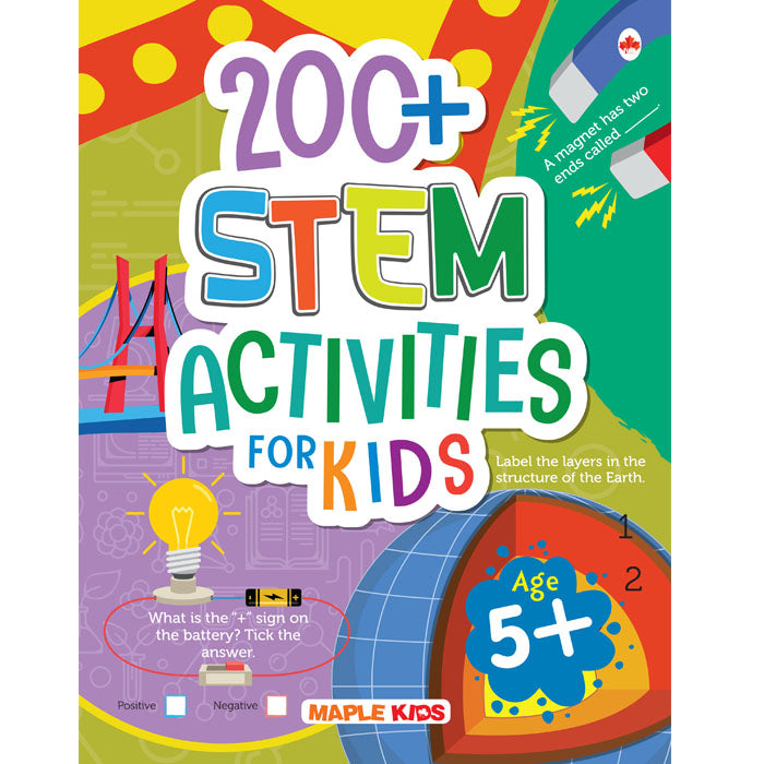 200+ STEM Activities - Brain Activity Book for Kids — Maple Press