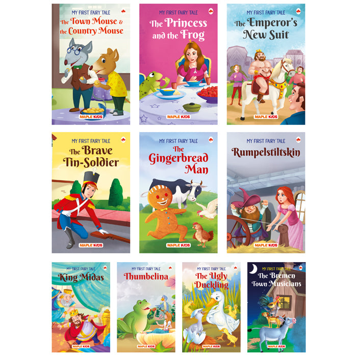 Fairy Tales Story Books for Kids (Set of 10 Books)