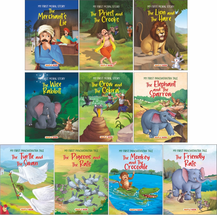 My First Panchatantra Moral Stories (Set of 10 Books)