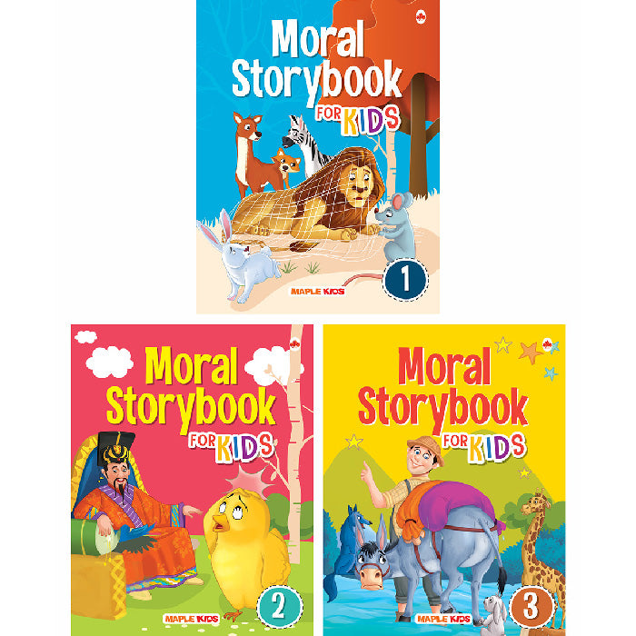 Moral Story Books for Kids (Set of 3 Books)