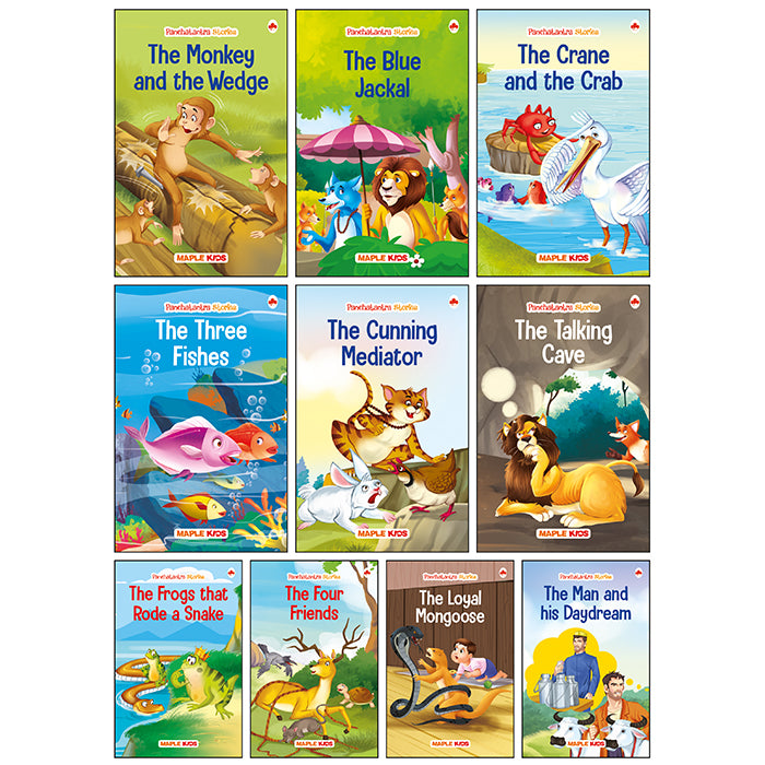Panchatantra Story Books (Illustrated) (Set of 10 Books)