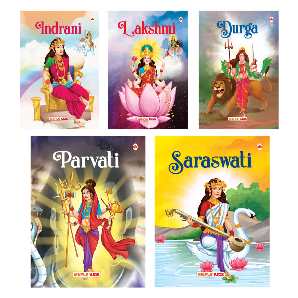 My First Goddesses (Set of 5 Books) - Parvati, Lakshmi, Saraswati