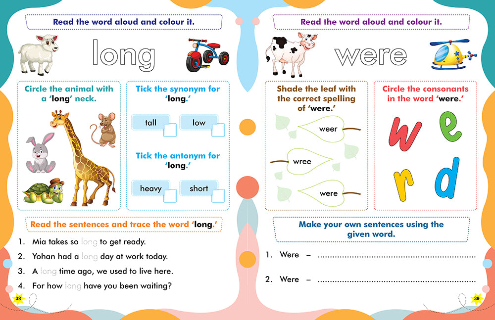 Activity Book for Kids - Sight Word Activities 200+ for Age 6+