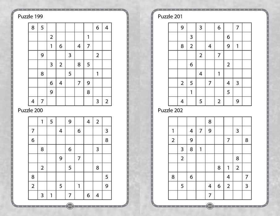 Sudoku (Set of 4 Books) with more than 800+ Puzzles
