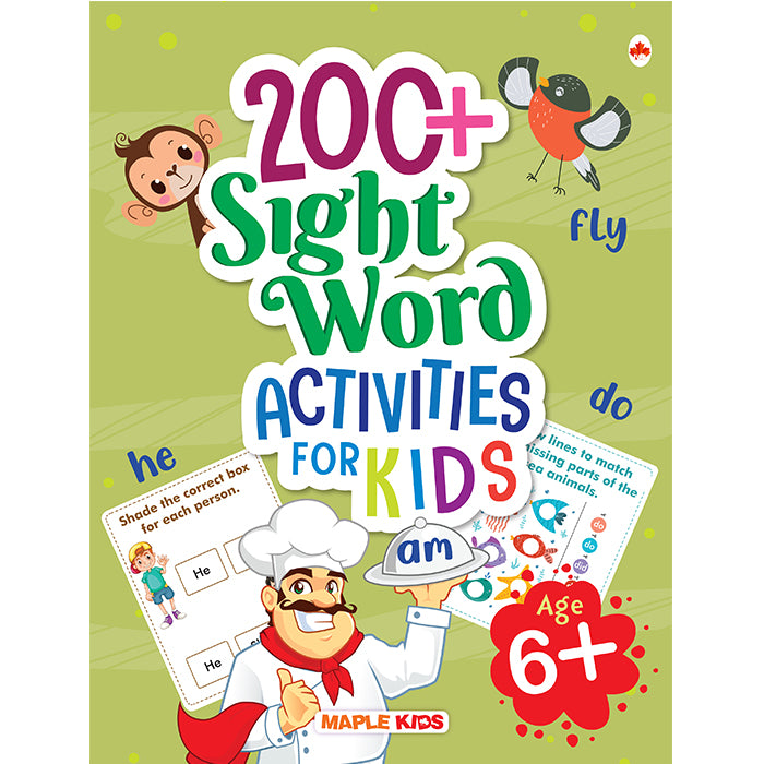Activity Book for Kids - Sight Word Activities 200+ for Age 6+